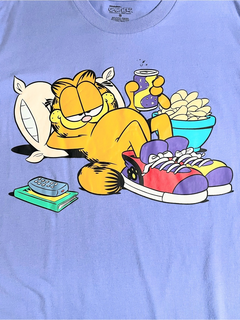 Nickelodeon Garfield Relaxed Graphic Long-Sleeve Tee S